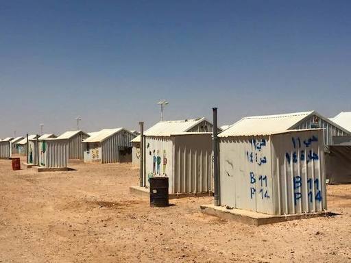 Azraq Refugee Camp in Jordan (c) Threadies 2015